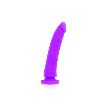 Delta Club - Dildo Realista Lila Silicona Medica 20 Cm - O - 4 Cm |