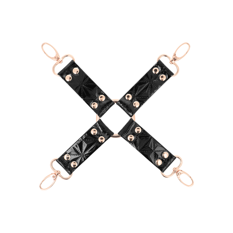 Begme - Black Edition Hog Tie Cuero Vegano | Vybes.it