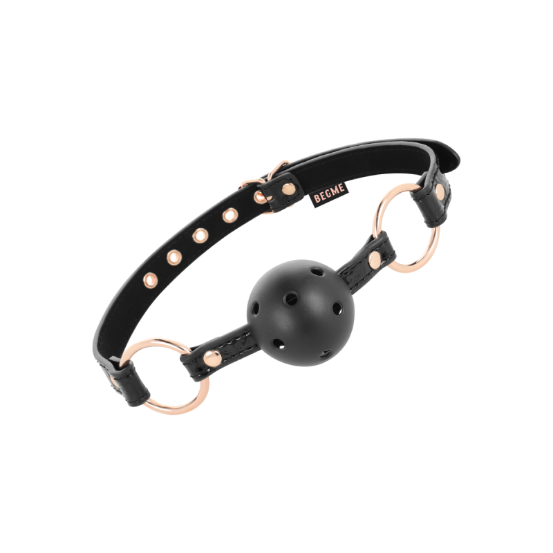 Begme - Black Edition Mordaza Cuero Vegano | Vybes.it