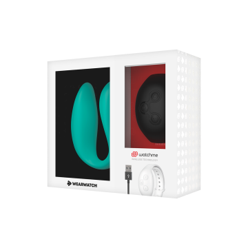 Wearwatch - Vibrador Dual Technology Watchme Aguamarina / Azabache