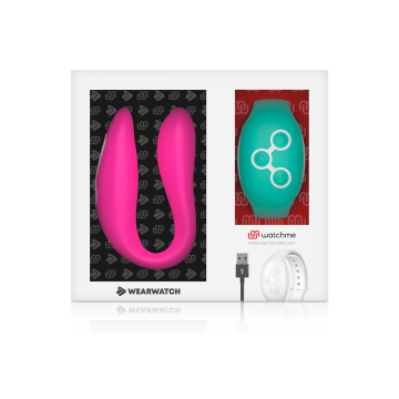 Wearwatch - Vibrador Dual Technology Watchme Fucsia / Agua Marina |