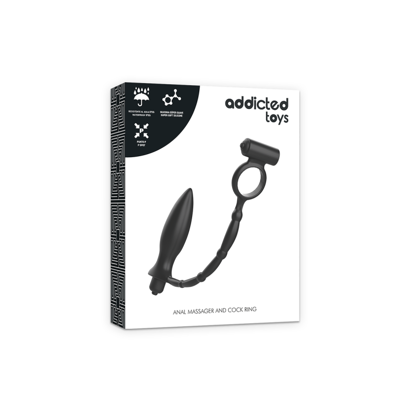 Addicted Toys - Analplug Mit Vibrationsring | Vybes.it