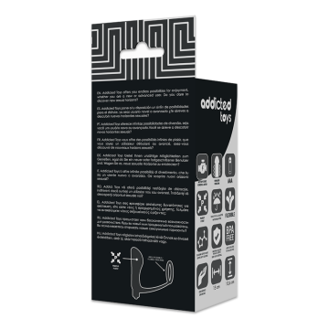 ADDICTED TOYS - PLUG ANAL VIBRANT AVEC ANNEAU PÉNIS