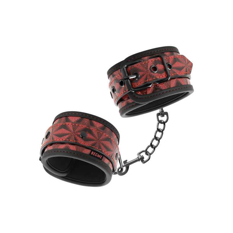 Begme - Chevilles Premium Édition Rouge Avec Doublure En Néoprène |