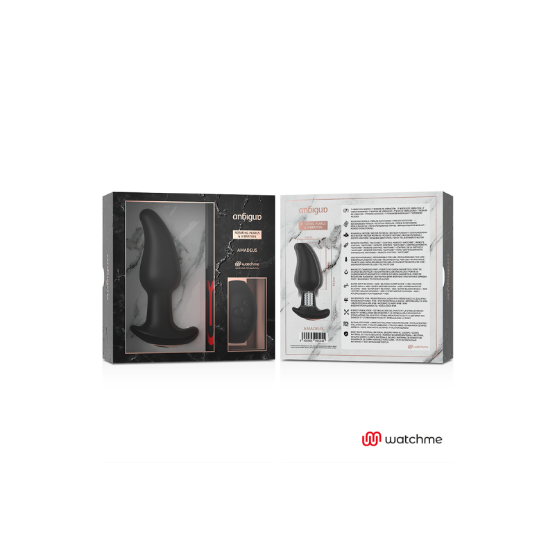 Anbiguo - Vibrateur Anal Plug Télécommande Watchme Avec Rotation
