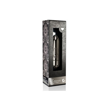 ROCKS-OFF - VIBRIERENDE KUGEL RO-80MM MITTERNACHTSMETALL - Vibrierend…