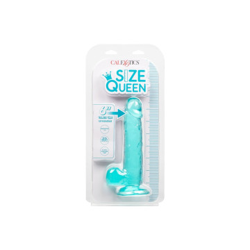 Calexotics - Size Queen Dildo Blue 15.3 Cm | Vybes.it
