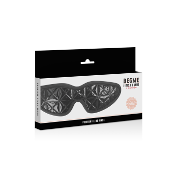 Begme - Black Edition Antifaz Elástico Con Forro De Neopreno |