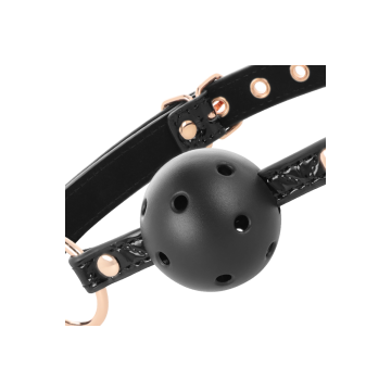 Begme - Black Edition Mordaza Cuero Vegano | Vybes.it