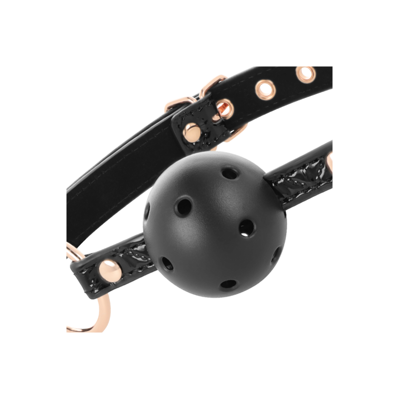 Begme - Black Edition Mordaza Cuero Vegano | Vybes.it