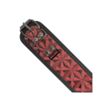 Begme - Collier En Cuir Végan Premium Édition Rouge Avec Doublure