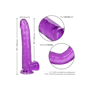 Calexotics - Size Queen Dildo Purple 25.5 Cm | Vybes.it