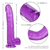 CALEXOTICS - DILDO REGINA TAGLIA VIOLA 25.5 CM