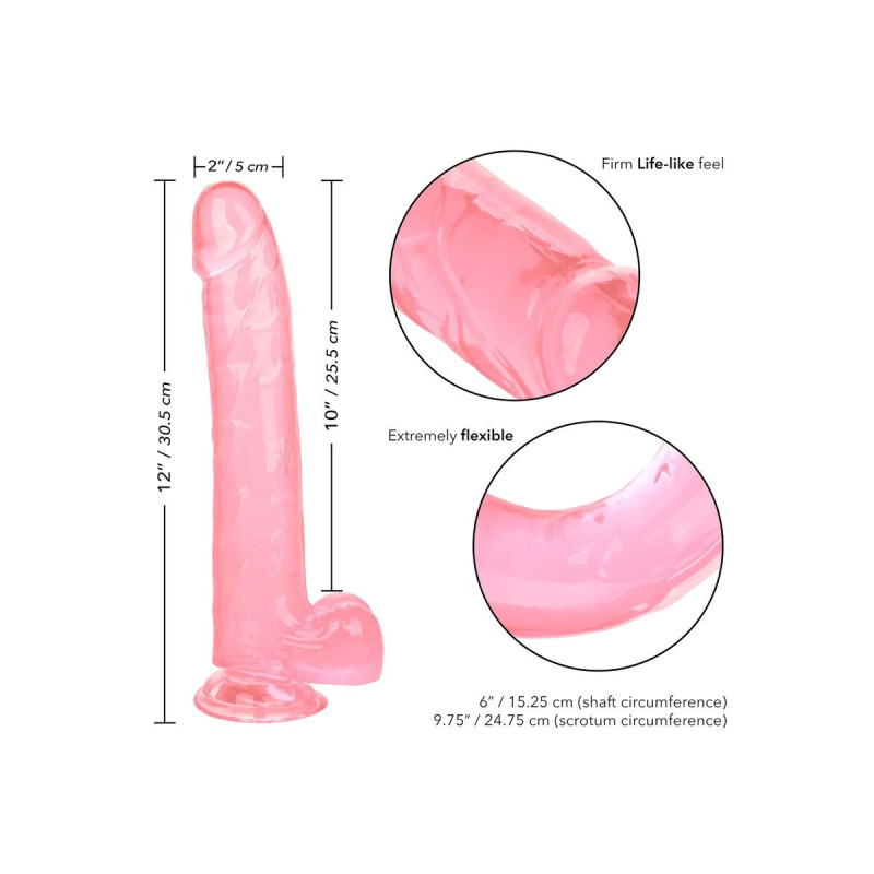 Calexotics - Size Queen Dildo Pink 25.5 Cm | Vybes.it