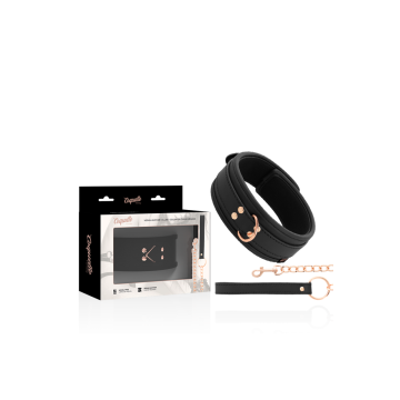 Coquette Chic Desire - Collier Fantaisie En Cuir Végan Avec