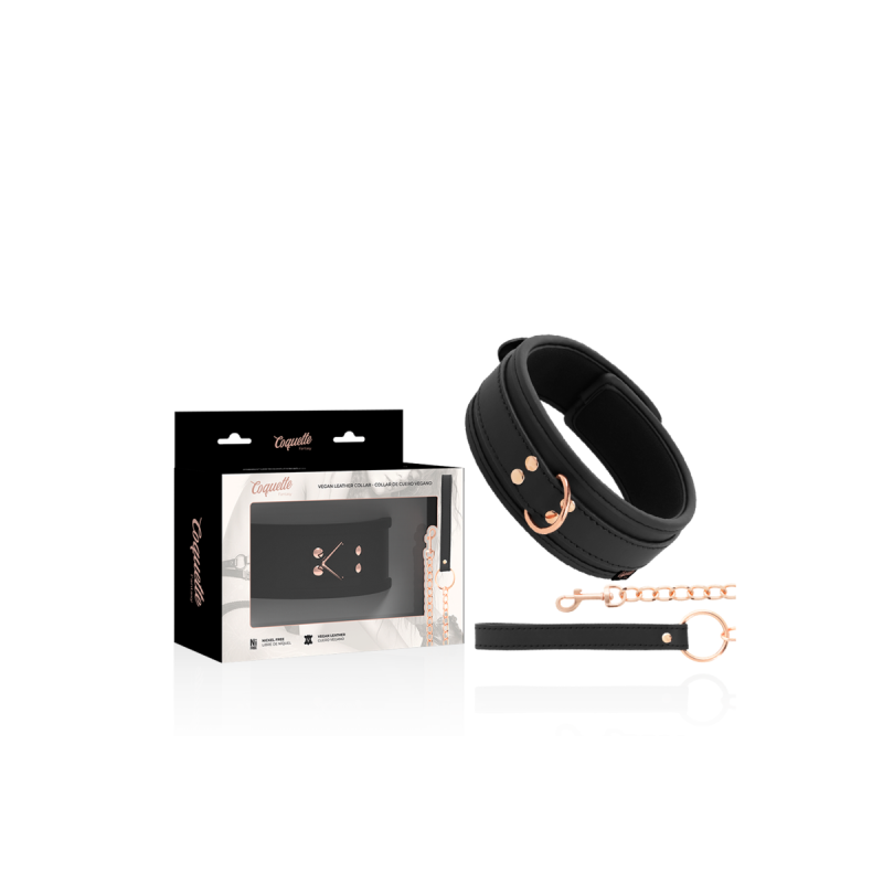 Coquette Chic Desire - Collier Fantaisie En Cuir Végan Avec