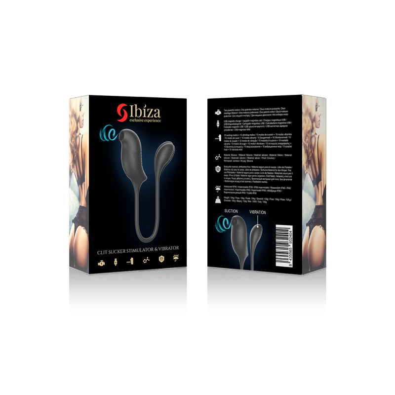IBIZA - MAGIC CLITORIS SUCTION AND VIBRATION STIMULATOR - IBIZA TECHN…