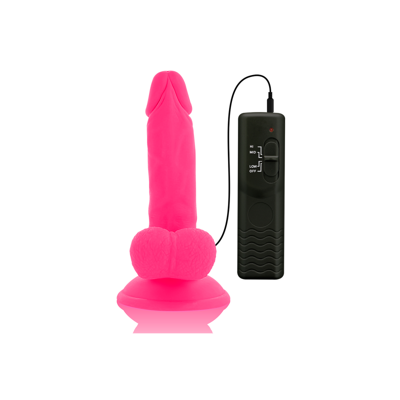 Diversia - Flexibler Vibrierender Dildo Rosa 17 Cm - O - 3.3 Cm |