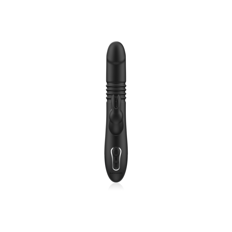 Black&Silver - Kenji Vibratore Rabbit Up & Down + Telecomando