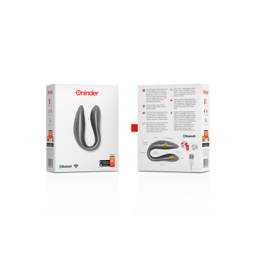 Oninder - Lisboa Estimulador Punto G & Clítoris Negro - App
