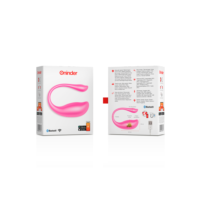 Oninder - Nairobi Huevo Vibrador Rosa - App Gratuita | Vybes.it