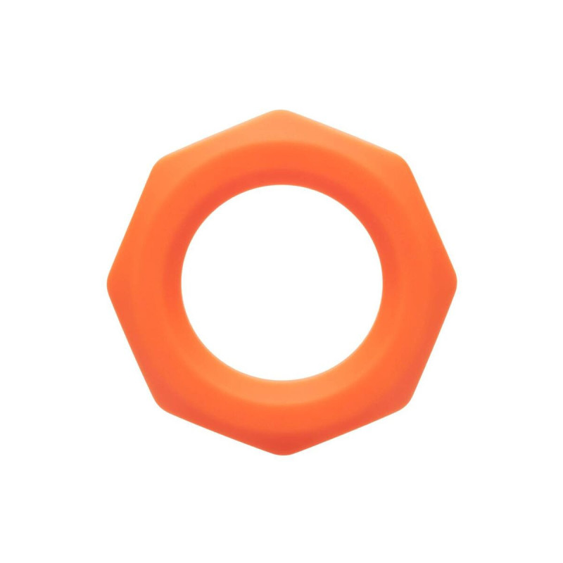 CALEXOTICS - ALPHA SEXAGON RING ORANGE - Cockringe ohne Vibration