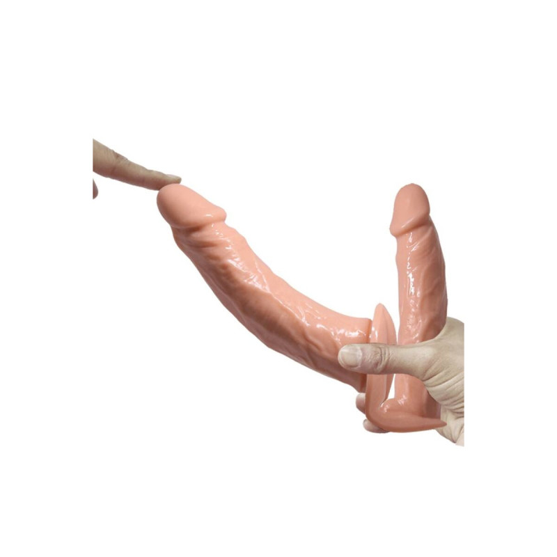 Baile - Ultra Passionate Harness Dobles Dildos Con Arnés | Vybes.it