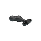 Mr Play - Plug Anal Vibrador De Silicona Negro | Vybes.it
