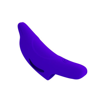 Pretty Love - Puissant Stimulateur De Doigts Bleu Foncé Delphini |