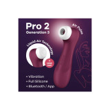Satisfyer - Pro 2 Generación 3 Granate Bluetooth & App | Vybes.it