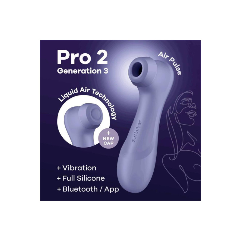 Satisfyer - Pro 2 Generación 3 Lilac Bluetooth & App | Vybes.it