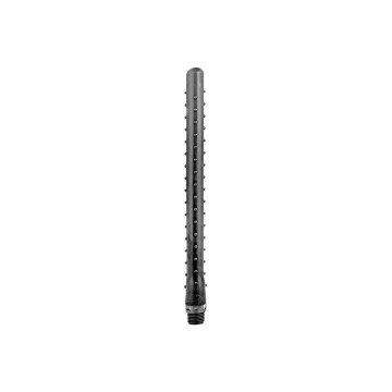 All Black - Douche Anal Ridée En Silicone 27 Cm | Vybes.it