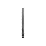 All Black - Douche Anal Ridée En Silicone 27 Cm | Vybes.it