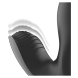 IBIZA - MASAJEADOR ANAL WAVE Y VIBRACIÓN CONTROL REMOTO 11 x 4 CM
