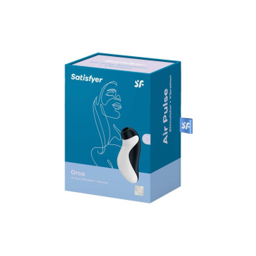 SATISFYER - ORCA AIR PULSE STIMULATOR + VIBRATION - SATISFYER AIR PUL…