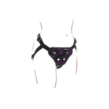 Get Real - Strap - On Lace Harnés Morado | Vybes.it