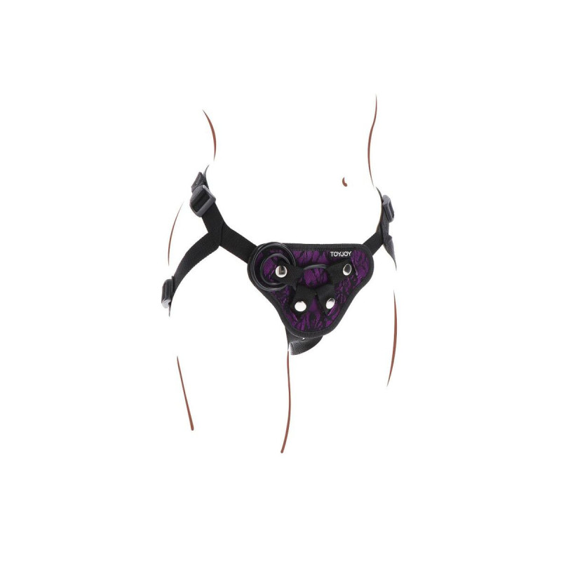 Get Real - Strap - On Lace Harnés Morado | Vybes.it