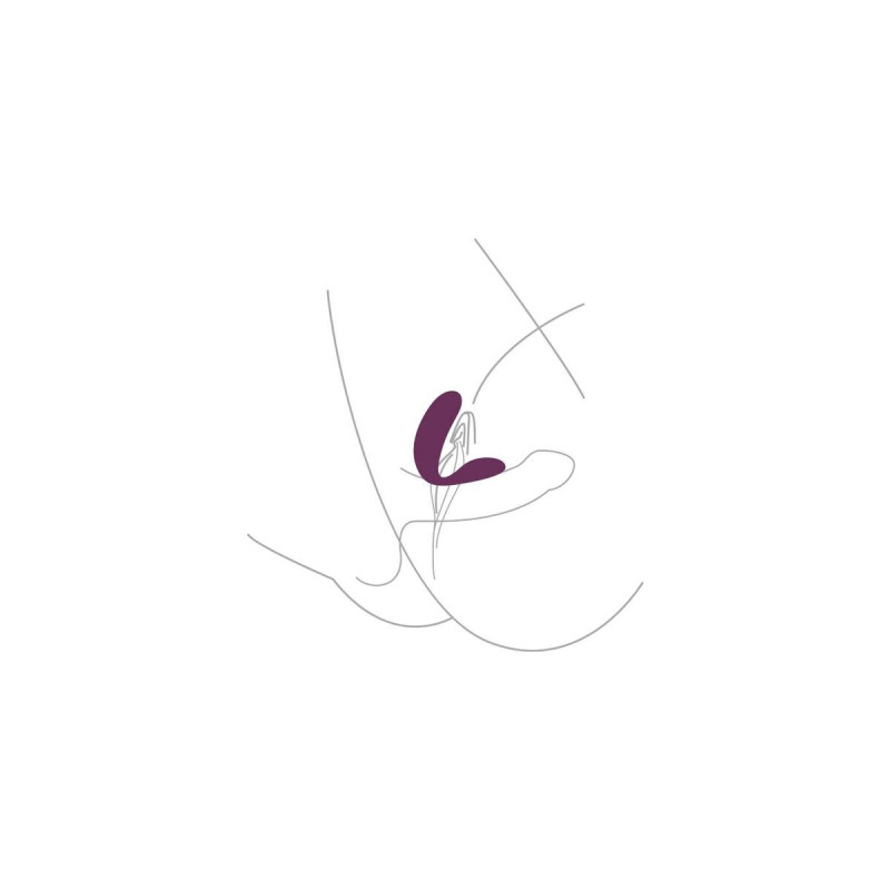Xocoon - Bound Love Vibrador Para Parejas Morado | Vybes.it