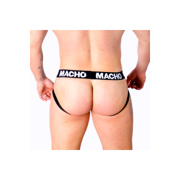 MACHO - MX27GR JOCK LEATHER GRIGIO BEIGE L - MACHO UNDERWEAR - /produ…