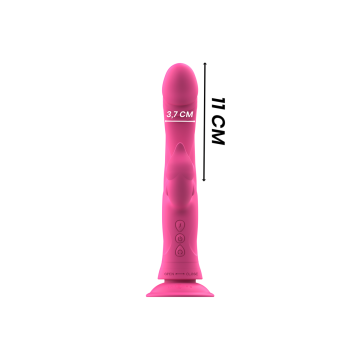 Intense - Julio Vibrador Rabbit Silicona Rosa | Vybes.it