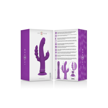 Intense - Casanova Vibrador Rabbit Silicona Triple Motor Morado |