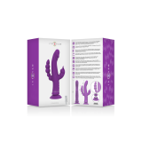 Intense - Casanova Vibrador Rabbit Silicona Triple Motor Morado |