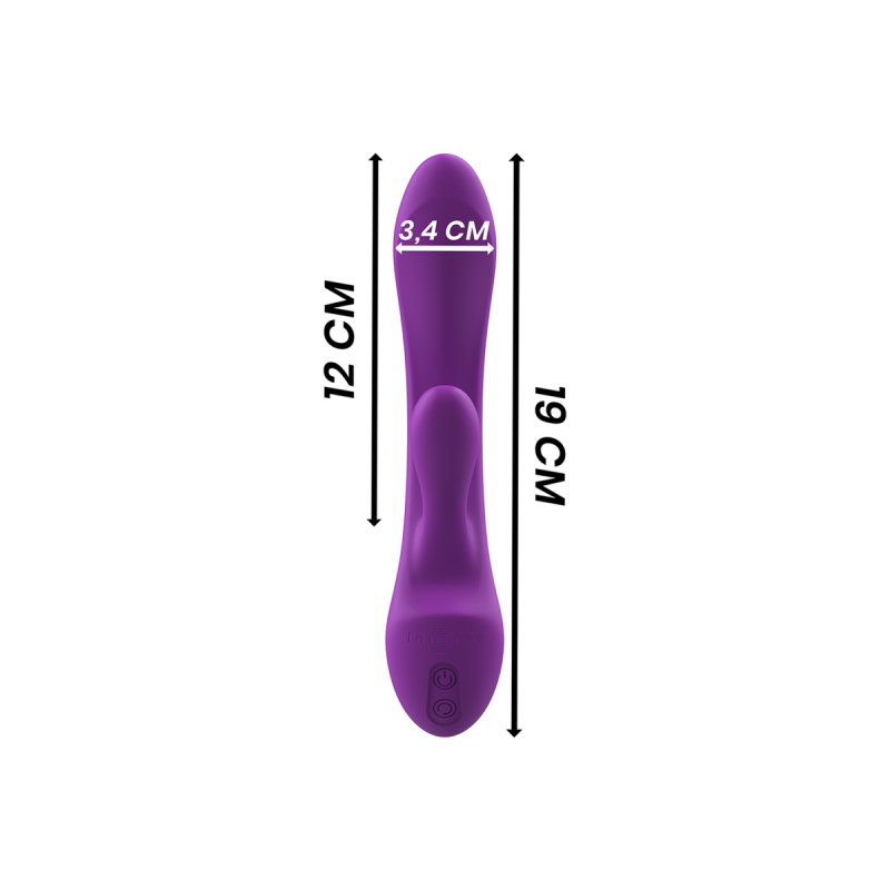 Intense - Luigi Rabbit Vibrator Flüssiges Silikon Lila | Vybes.it