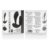 BLACK&SILVER - DWAYNE PLUG ANAL SILICONA CONTROL REMOTO