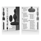 BLACK&SILVER - TUCKER PEQUEÑO PLUG ANAL SILICONA CONTROL REMOTO