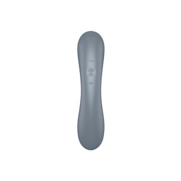 SATISFYER - CURVE TRINITY 1 AIR PULSE VIBRATION GREY - SATISFYER AIR…