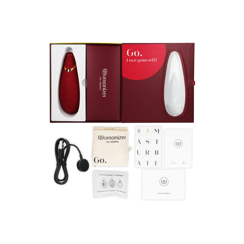 Womanizer - Premium 2 Estimulador De Clítoris Burdeos | Vybes.it