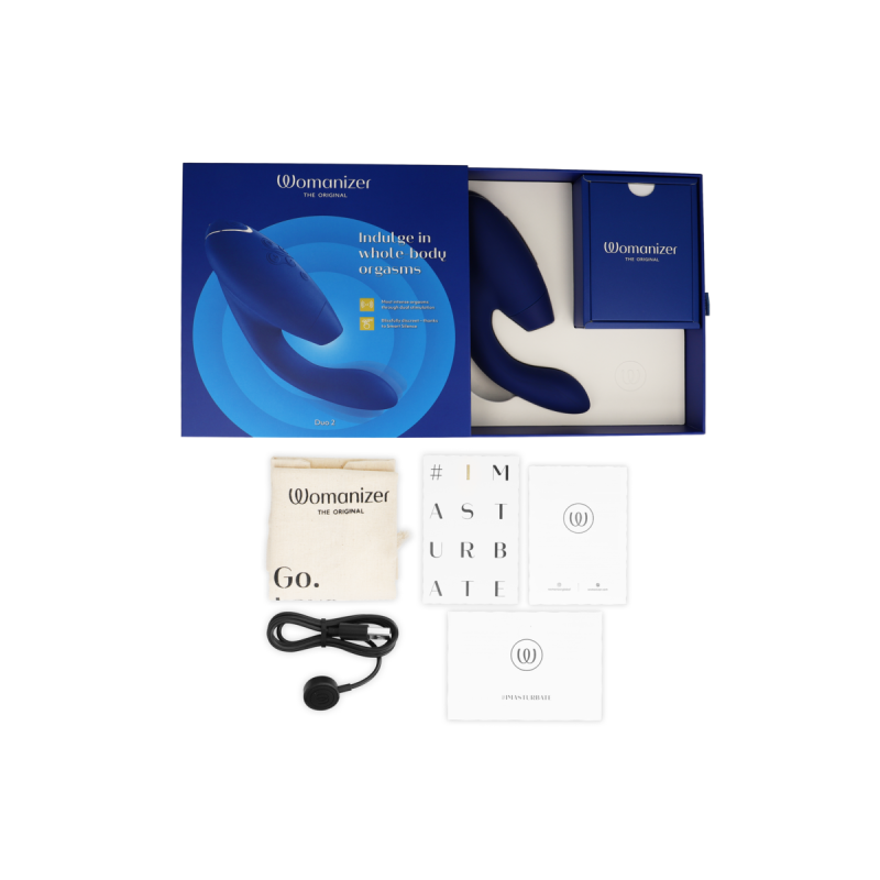 Womanizer - Stimolatore Duo 2 Blu | Vybes.it