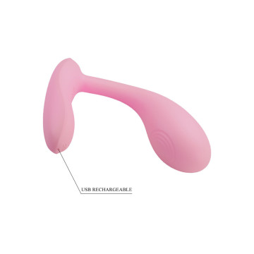 Pretty Love - Baird G - Spot 12 Vibraciones Recargable Rosa App |