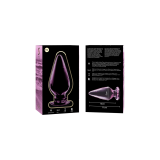 Nebula Series By Ibiza - Plug Anal Modèle 4 Verre Borosilicate Rose
